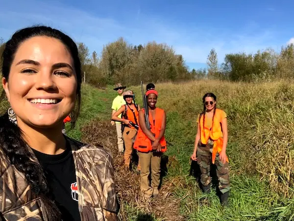 HOC group in path with riffle.