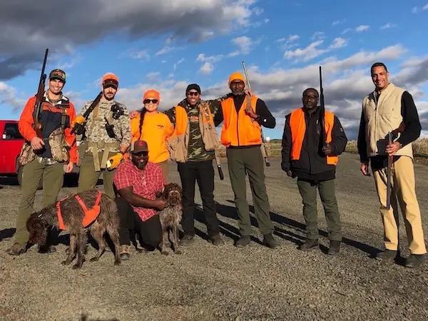 HOC group picture with doggies.